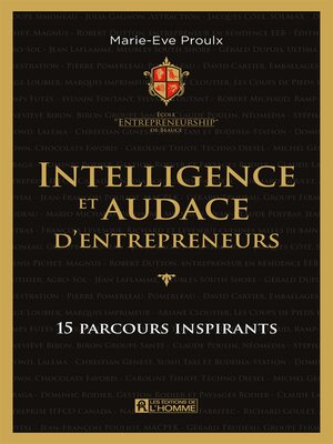 cover image of Intelligence et audace d'entrepreneurs